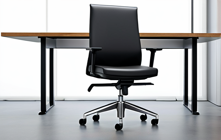 가구디자인 커리어 로드맵 - Modern Office Chair**
"A sleek, ergonomic office chair in a modern office setting, fully clothed, p...